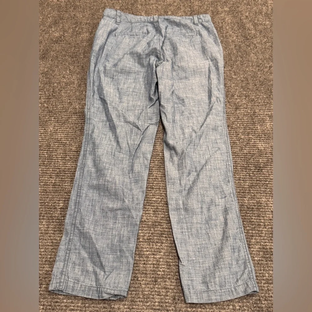Gap 100% cotton denim colored summer work pants women’s sz 2 girlfriend khaki